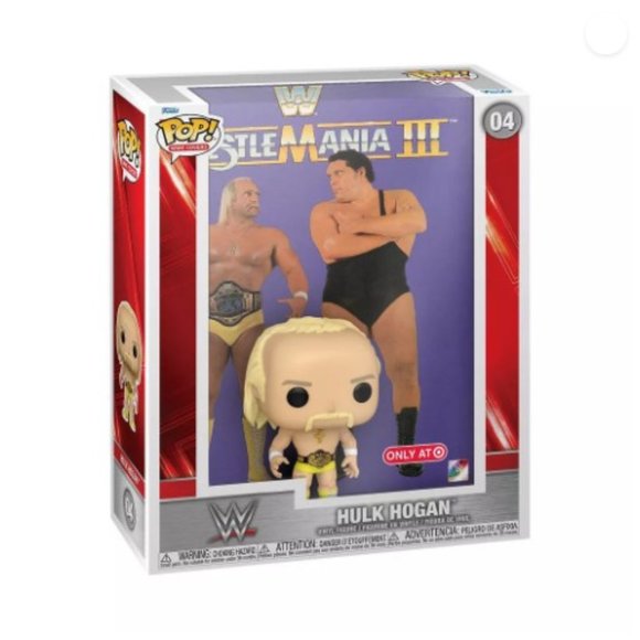 NEW WWE Cover Hulk Hogan vs Andre Funko Pop Figures in 11'' Case #3 & #4 - Picture 3 of 12